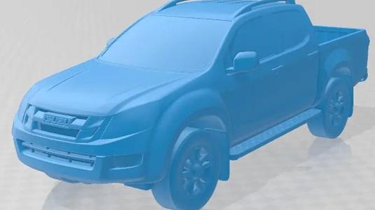 Isuzu D Max Double Cab Huntsman 2014 Printable Car