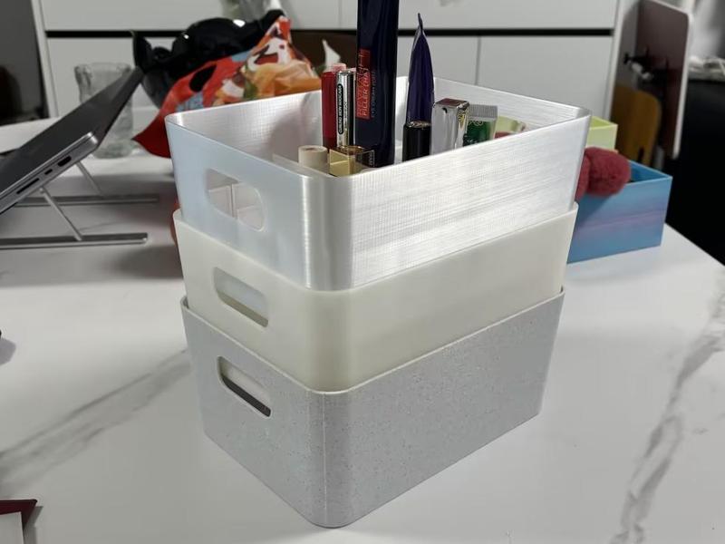 Modular Stackable Rounded Storage Boxes