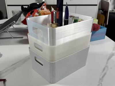 Modular Stackable Rounded Storage Boxes