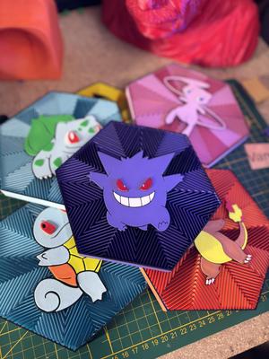 Gengar Hexagon wall art – Pokémon