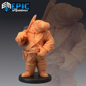 Hippo Soldier Sword / Hippofolk Warrior / Hippopotamus Army