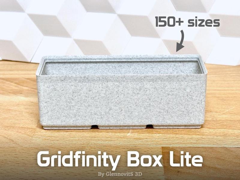 Gridfinity Box Lite – Filament friendly bins