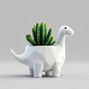 Modern Dino Planter – Perfect for Flowers