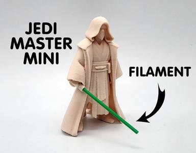 Jedi Master Miniature w/Filament Lightsaber