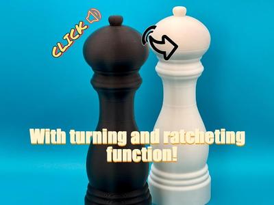 rattling Ratchet Pepper & Salt Mill / Grinder