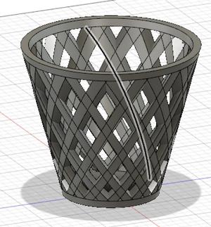 Cut Out Basket or Pot