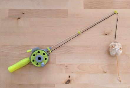 Cat Fishing Rod Toy