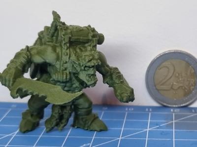 Ogre Tactical Boss WareAxe 50K Orc Miniature