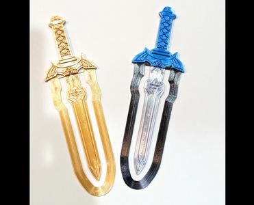 Zelda True Master Sword Bookmark