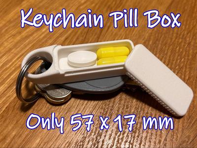 Keychain Pill Box