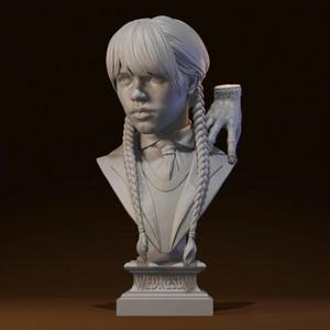 Bust of Wednesday Addams