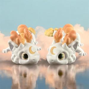 Teen Cloud and Fluffwing Dragon
