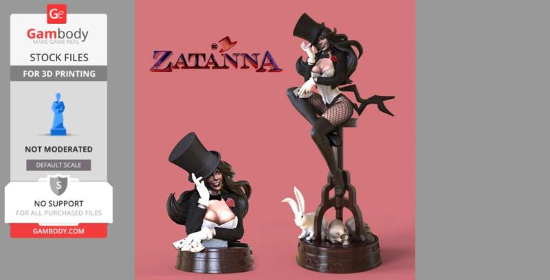 Zatanna DC Comics STL files