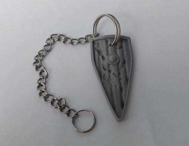 Medieval Kite Shield Keychain