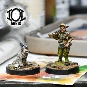 A young man and his psychic canine companion