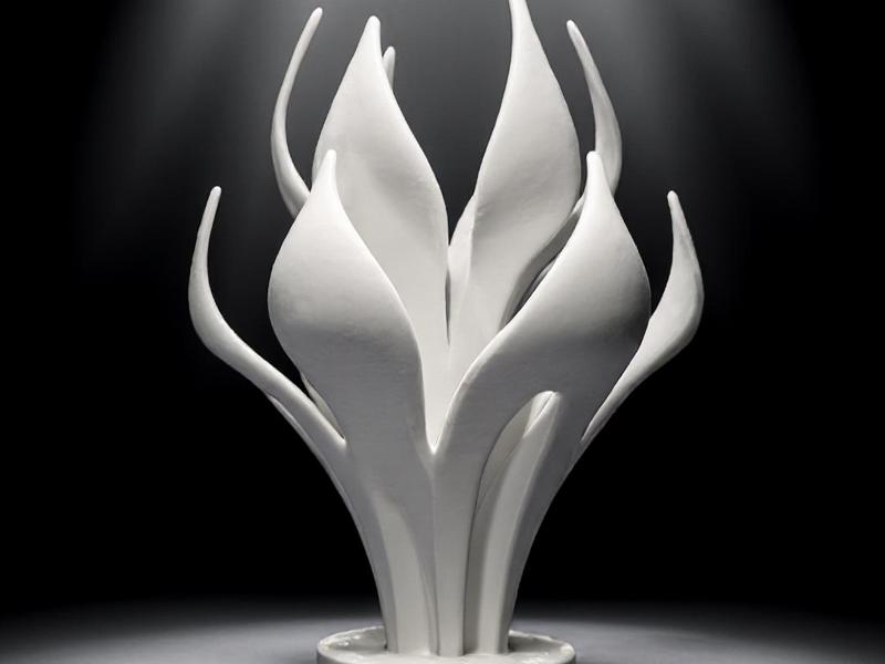 Ethereal Flame – A Blossoming Sculpture