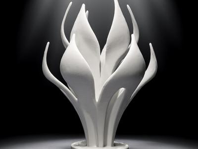 Ethereal Flame – A Blossoming Sculpture