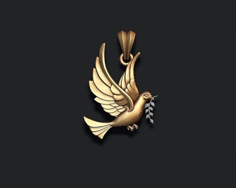 Dove pendant