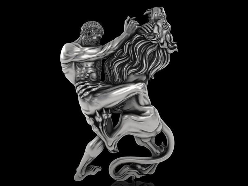 Hercules and the Nemean Lion