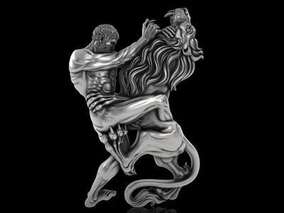 Hercules and the Nemean Lion