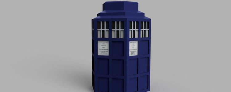 TARDIS VASE (support free)