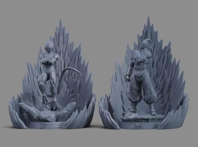 Dragonball dragon ball figure on platform 3D Model Collection