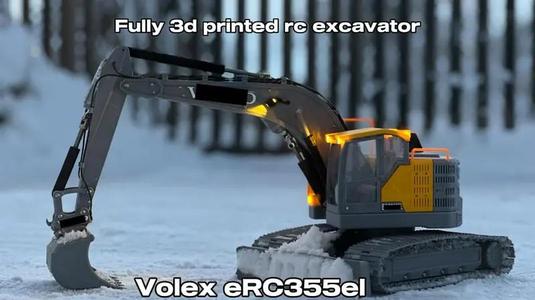 Volex eRC145el RC excavator