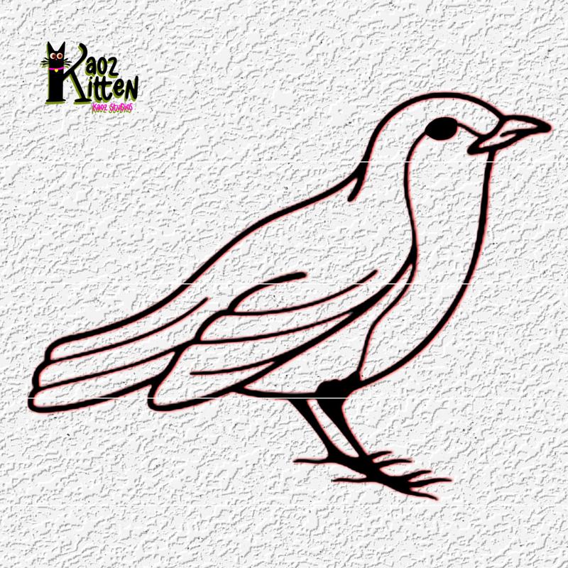 birdie wall art little bird decor