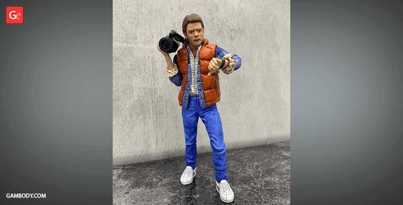 Marty McFly 3D Printing Figurine | Assembly