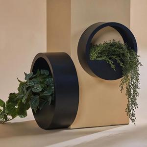 circle flower pot for wall