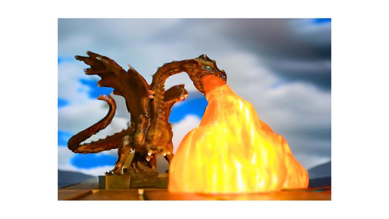 Dragon lamp