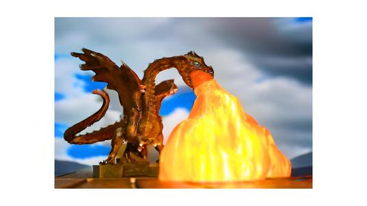 Dragon lamp
