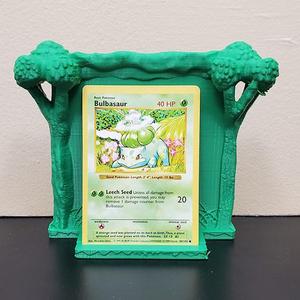 Grass Pokemon Card Stand