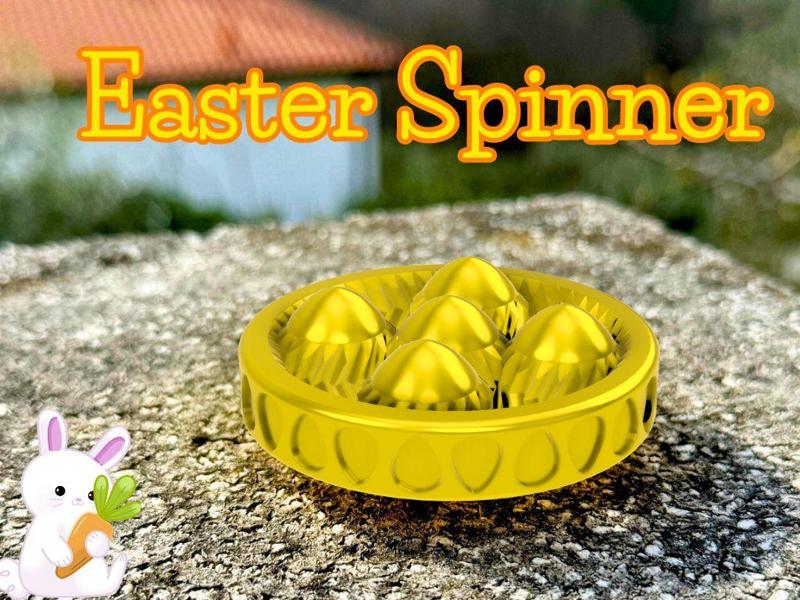 Planetary gear fidget spinner – Easter edition