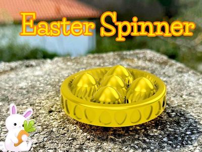 Planetary gear fidget spinner – Easter edition