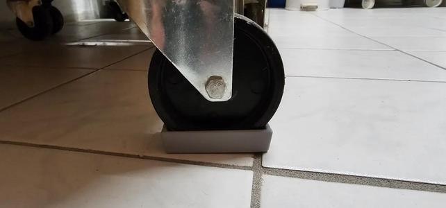 Rollenstopper 50 mm (flache Lauffläche) / Wheel Blocker 50 mm (Flat Surface)