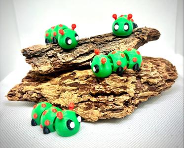 Cute Articulated Baby Caterpillar