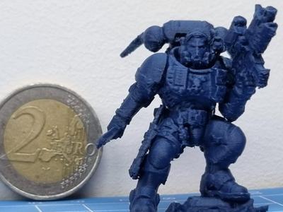 Space Soldier Lieutenant in Tactical Armor WarAxe