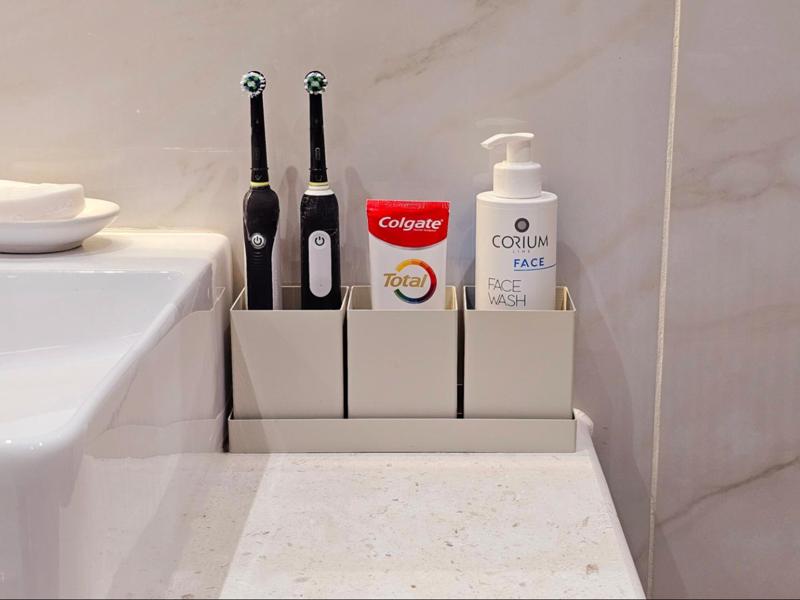 DripFlow Bathroom Organizer set of 3