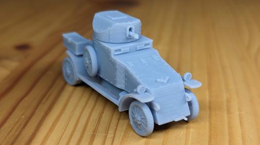Lanchester 4×2 Armoured car (WW1, British Empire)