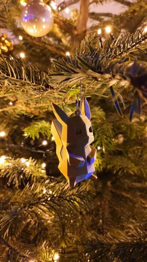 Xmas lowpoly Pikachu