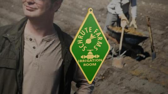 Schrute Farms Key Chain – Irrigation Room