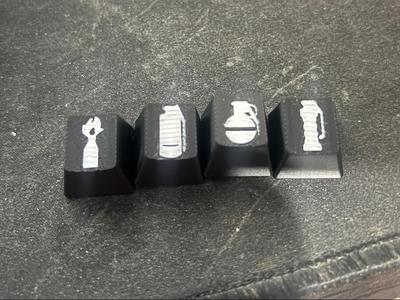 Counter Strike Utility Keycaps STL