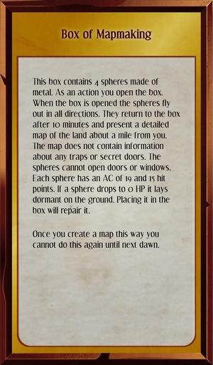 Box of Mapmaking