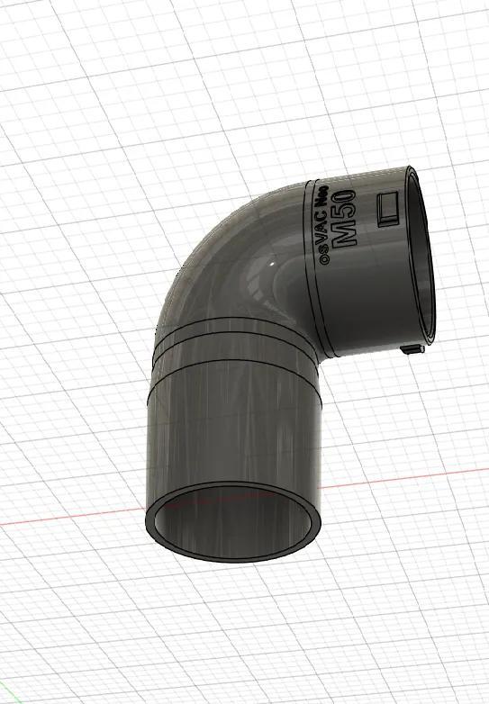 Bosch GTS 10 XC Absaugadapter osVAC M50 87°