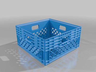 Stackable Crate with additional Battery Spacers