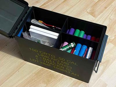 US Ammo Metal Caisson Sorting Box Inserts HMF 18650