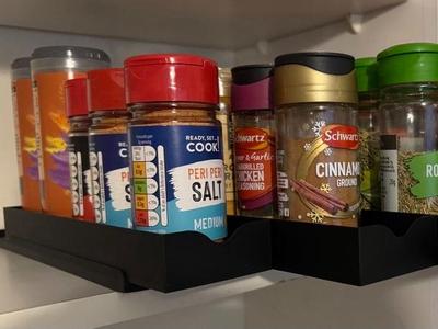 Spice rack modular pullout