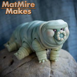Tardigrade (Water Bear), Print-In-Place Body, Snap-Fit Head, Cute Flexi
