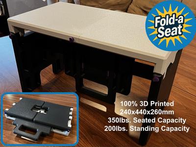 Fold-a-Seat: The Ultra-Portable 3D Printed Seat